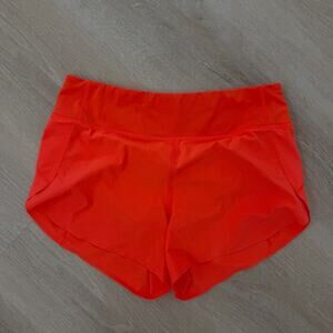 Women’s Athleta Run With It 3” Neon Orange Size Small S
